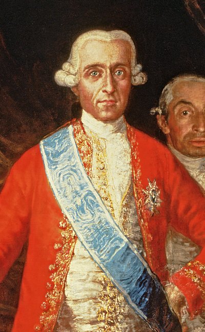 Portrait of Don Jose Monino y Redondo I, Conde de Floridablanca (detail) by Francisco de Goya